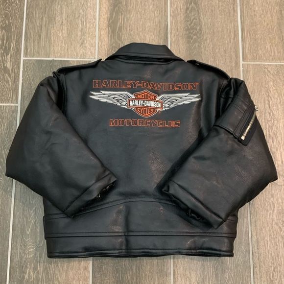 Harley Davidson Faux Leather Jacket - Picture 2 of 9